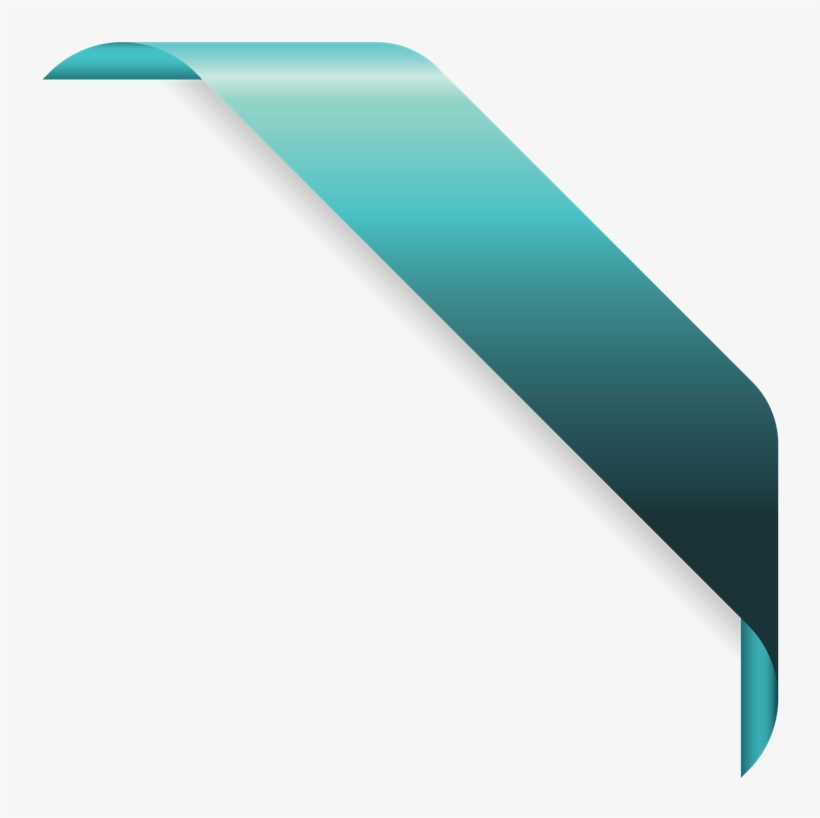 Szalagok 0092 Blue Corner Banner Transparent Free Transparent PNG Download PNGkey