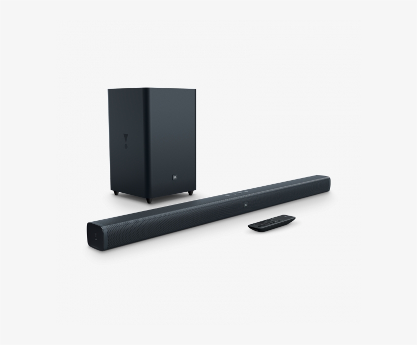 1 Channel Soundbar - Jbl Bar 2.1 2.1-channel Soundbar With Wireless Subwoofer, transparent png #3683173