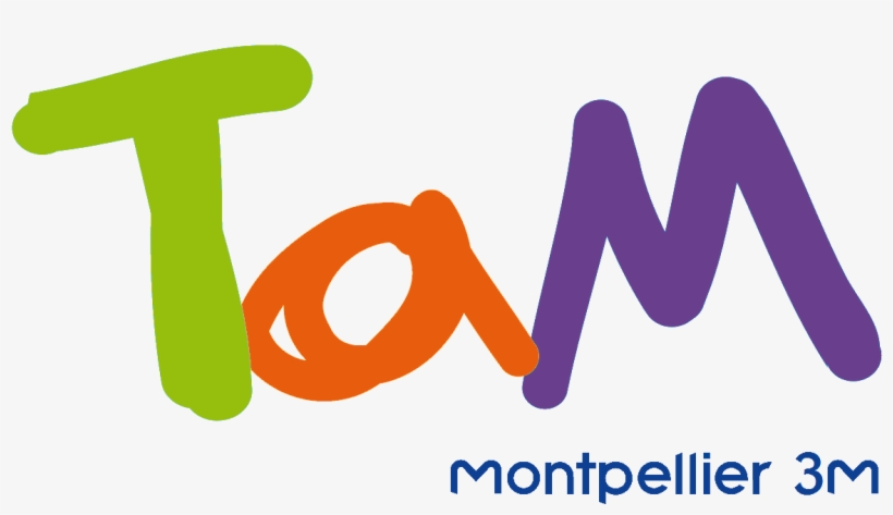 Logo Tam Montpellier 3m - Transports De L'agglomération De Montpellier, transparent png #3683259
