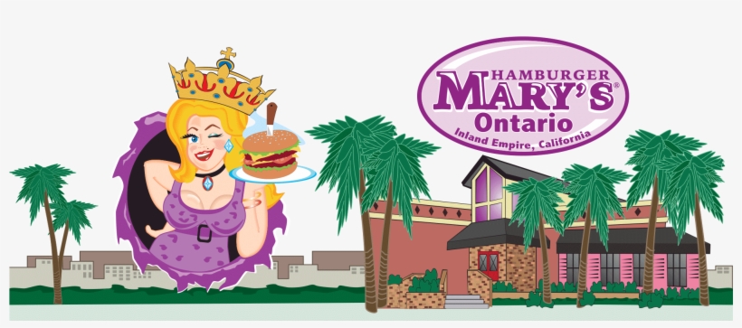 Hamburger Marys Ontario California Skyline - Hamburger Mary's Ontario, transparent png #3683308