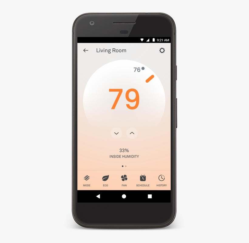 Nest Thermostat E - Nest Security History, transparent png #3683406
