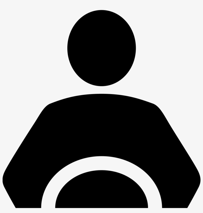 The Logo Kind Of Looks Like A Person - Driver Icon Png White, transparent png #3683502