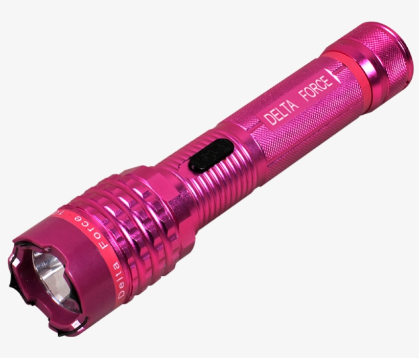 Pink Delta Force Flashlight Stun Gun - Flashlight And Taser, transparent png #3683555