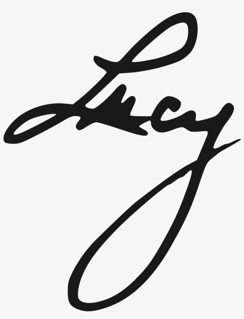 Open - Lucille Ball Signature, transparent png #3683558