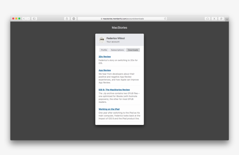 Download The Epub Files From Your Club Macstories Profile - Apple Expedited Review Example, transparent png #3683623