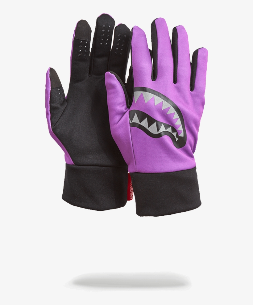 Purple 3m Shark Mouth Gloves - Sneakers, transparent png #3683646