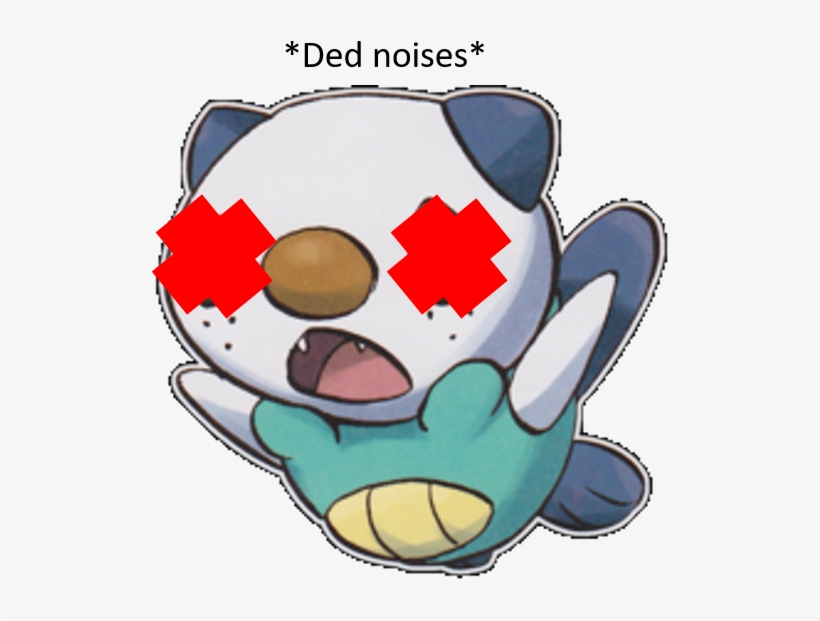Dead Oshawott, transparent png #3683890