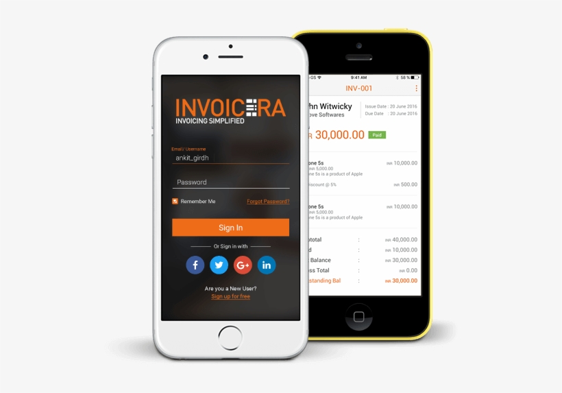 Invoice App For Ios - Invoice Mobile App, transparent png #3683909