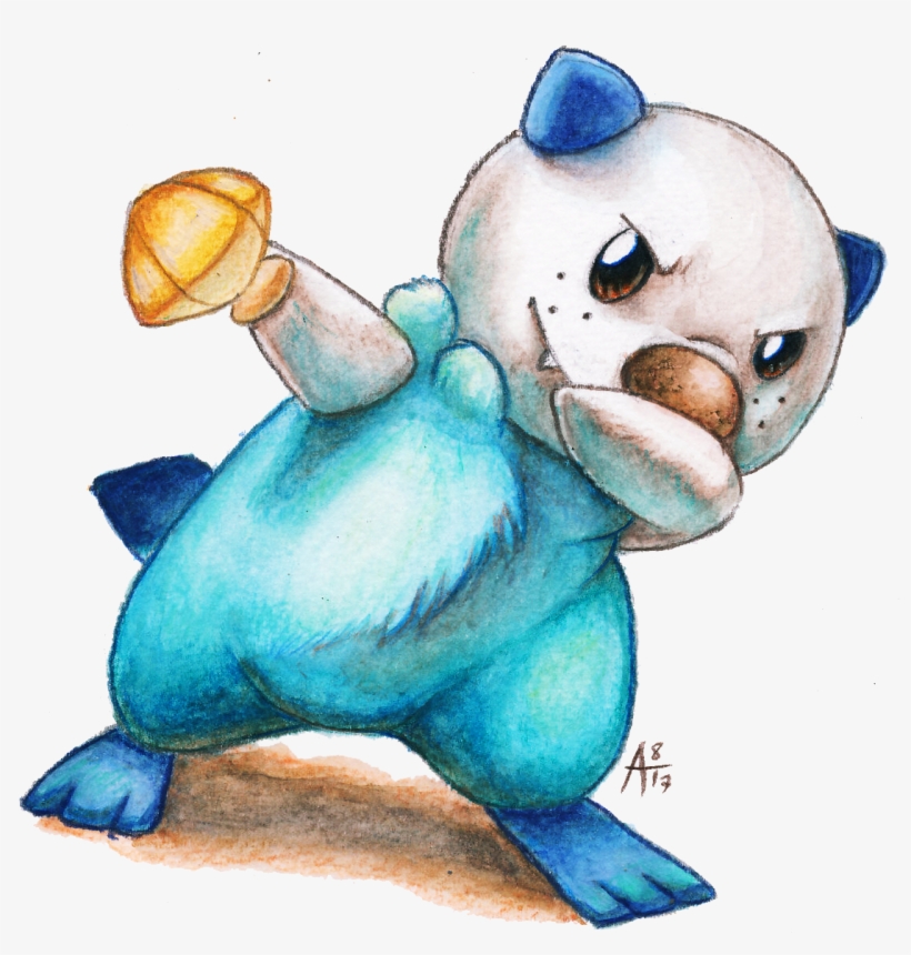 28 Aug - Oshawott Dabbing, transparent png #3684102