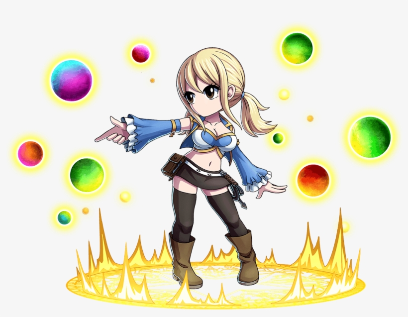Lucy Heartfilia /gallery Brave Frontier Wiki - Fairy Tail Brave Frontier, transparent png #3684107