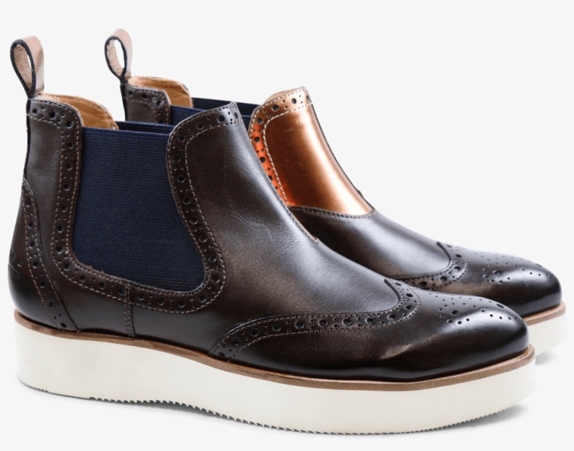 Ankle Boots Lucy 15 Crust Dark Brown Laminato Bronze - Melvin & Hamilton Lucy, transparent png #3684240