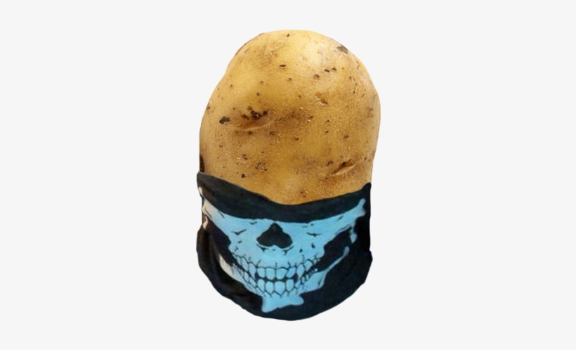 How To Conceal A Potato - Skull, transparent png #3684371