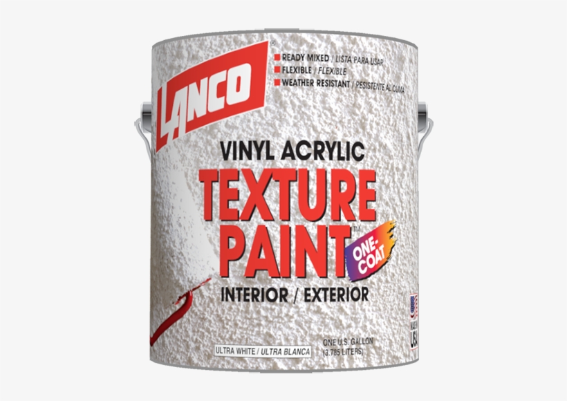 Lanco® Texture Paint™ Is A White Texture Paint Of Styrene - Lanco 32 Fl. Oz. High-tech Contact Cement Ca900-5, transparent png #3684556