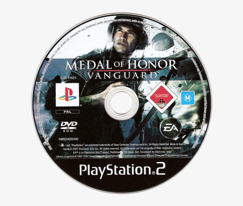 Medal Of Honor - Medal Of Honor Vanguard (sony Playstation 2, 2007), transparent png #3684615