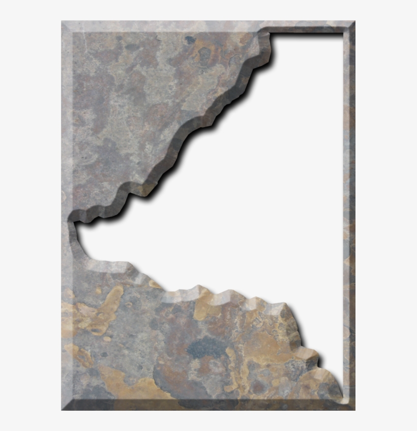 A Map Of Bradford With The Map Area Carved Out Of A - Stone Wall, transparent png #3684707