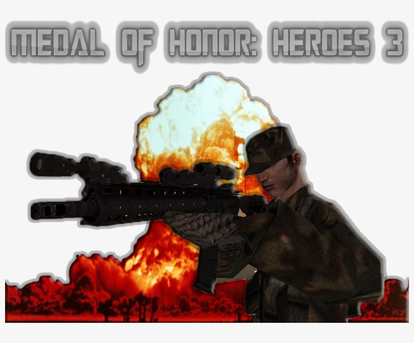 R52t6hj - Medal Of Honor: Heroes, transparent png #3684746