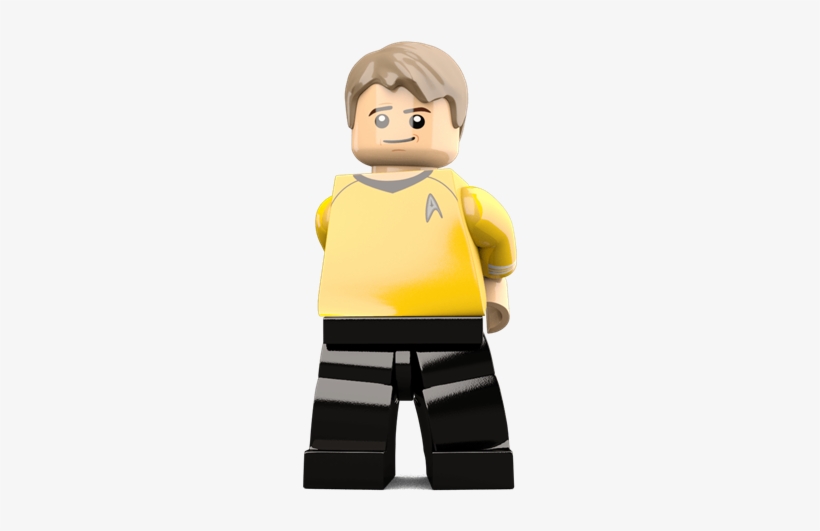 Captain Kirk Custom - Lego Star Trek Kirk, transparent png #3684798
