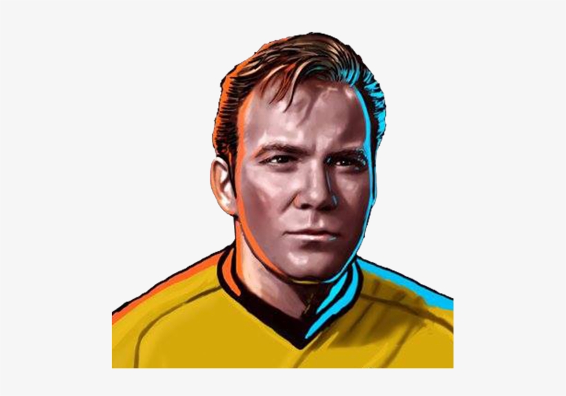 Captain Kirk Head Transparent Background, transparent png #3685285