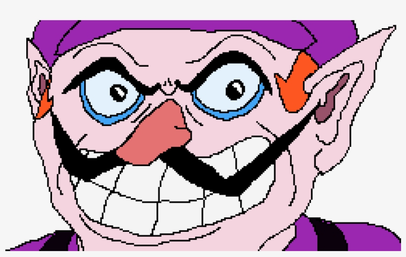 Waluigi - Cartoon, transparent png #3685333