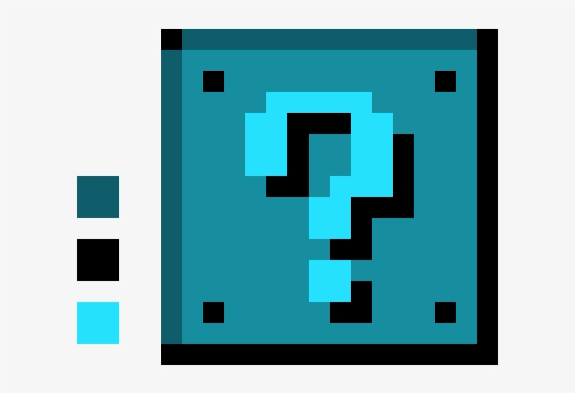 Frozen Mystery Lucky Block Smb 1-3 Sprite - Nintendo 3ds Ar Karten, transparent png #3685474