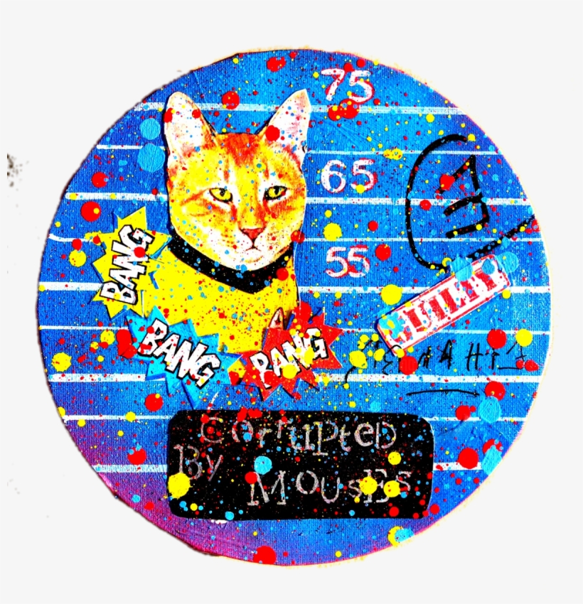 Captain Kirk Corrupted By Mouses - Domestic Short-haired Cat, transparent png #3685527