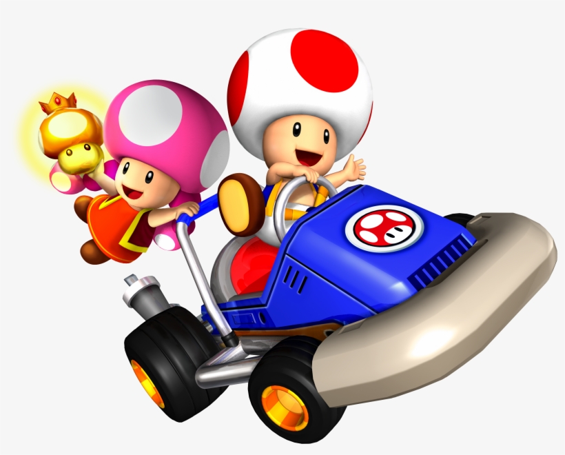 Mind You, Neither Has Daisy Or Waluigi - Toad And Toadette Mario Kart, transparent png #3685734