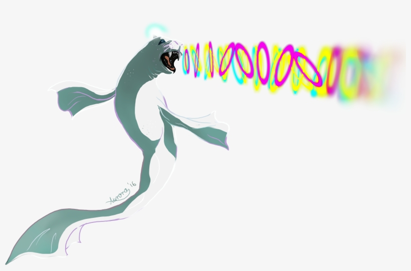 #087 Dewgong Used Aurora Beam And Bubble Beam - Illustration, transparent png #3685831