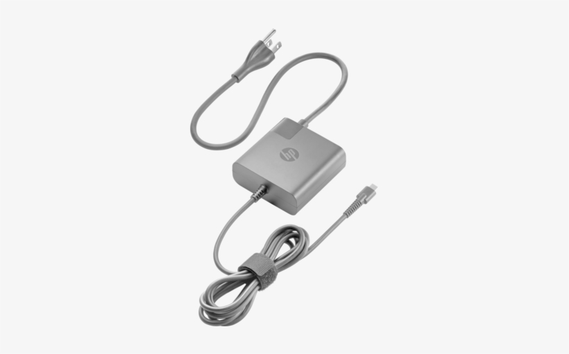 Hp 65w Usb-c Power Adapter - Hp 65w Usb C Power Adapter, transparent png #3685927