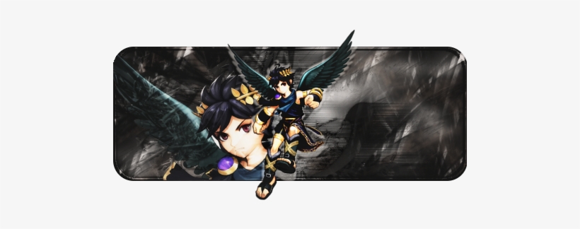 2x2tbwm ] - Kid Icarus Uprising Dark Pit, transparent png #3686561