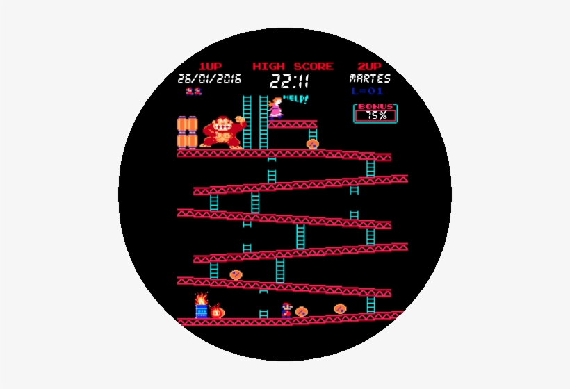 Donkey Kong Arcade Nintendo - Donkey Kong Nintendo Jenga Game, transparent png #3686768
