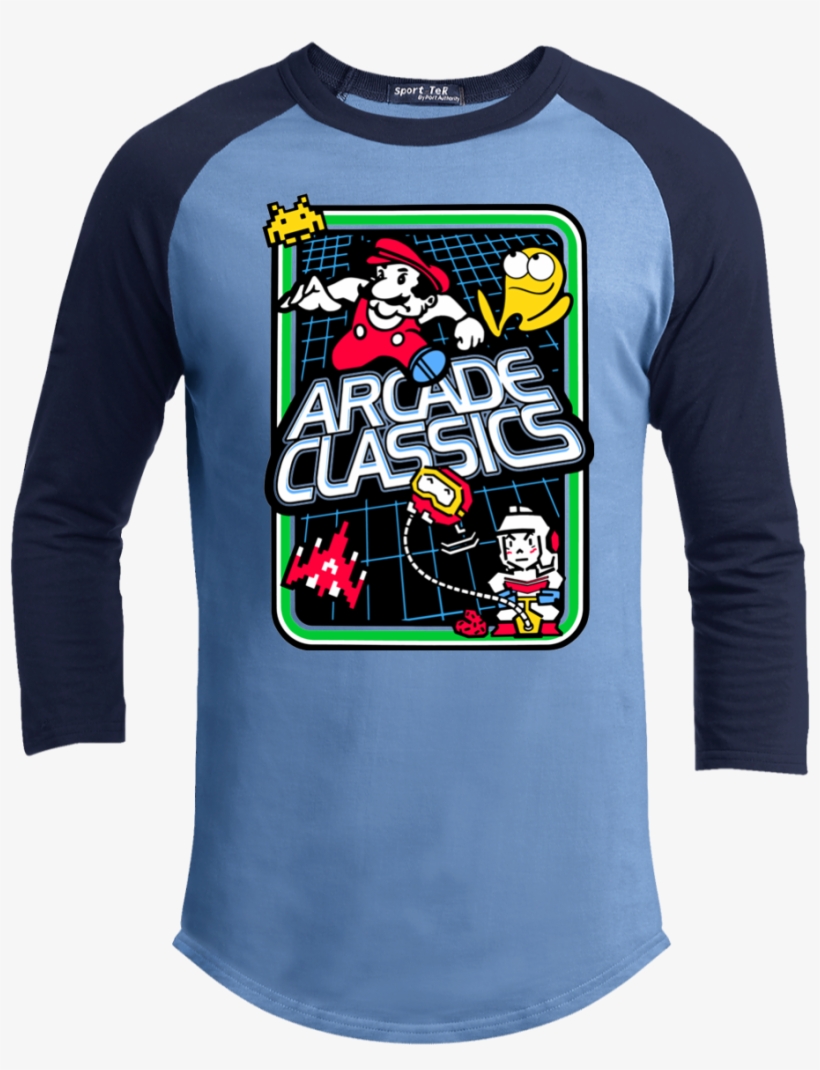 Arcade Classics Pac Man Donkey Kong Mario Space - Lawrence Central Catholic High School School Colorblock, transparent png #3687072