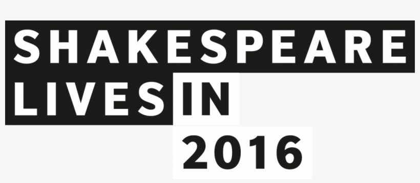 Main Logo Bw - Shakespeare Lives In 2016, transparent png #3687299