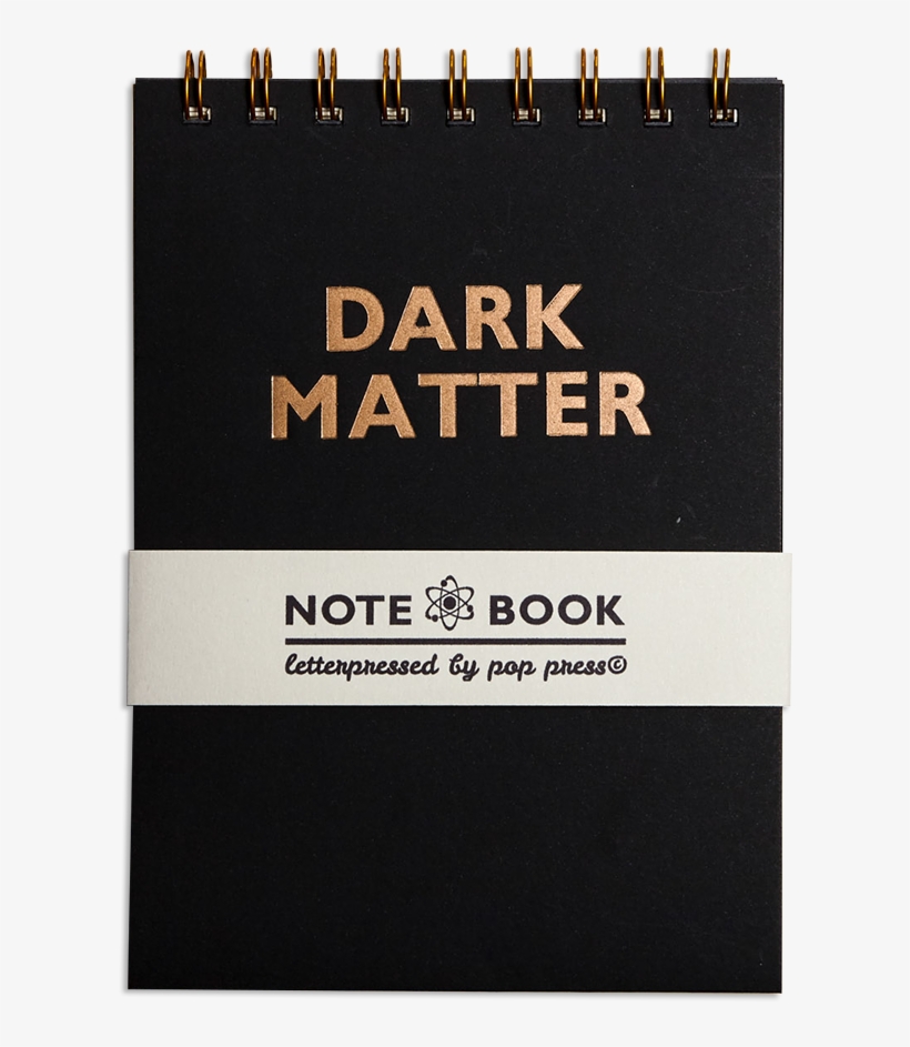 Dark Matter Letterpress Notebook By Pop Press - Notebook, transparent png #3687651