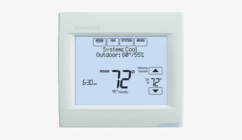 Honeywell Th1100dv1000 Heat Only Digital Thermostat, transparent png #3688303