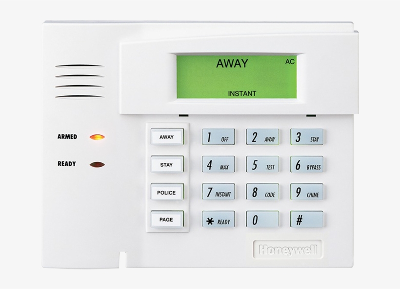 Honeywell™ Vista Keypad - Honeywell Fixed English Keypad, transparent png #3688323