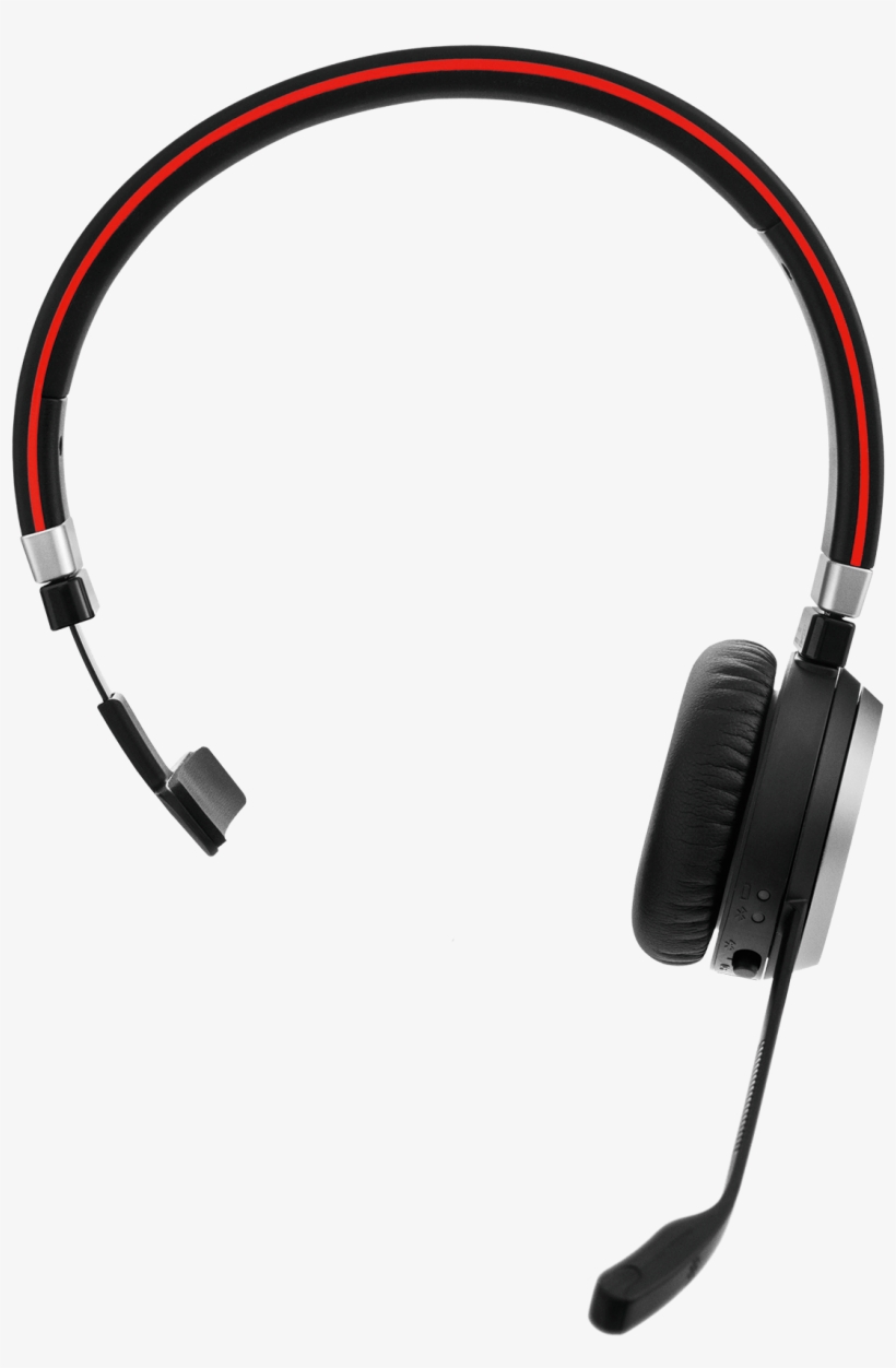 Jabra Evolve 65 Ms Mono - Jabra Evolve 65 Ms Stereo, transparent png #3688417