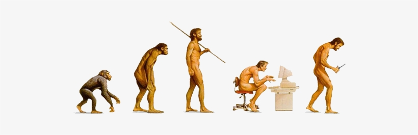 It Department Evolution - Human Evolution Computer, transparent png #3688588