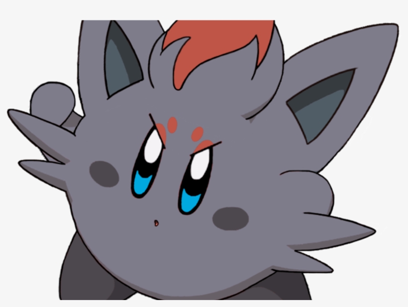 Zorua Kirby Pokemon Kirby Crossover=awesome Pokemon - Kirby Pokemon, transparent png #3688631