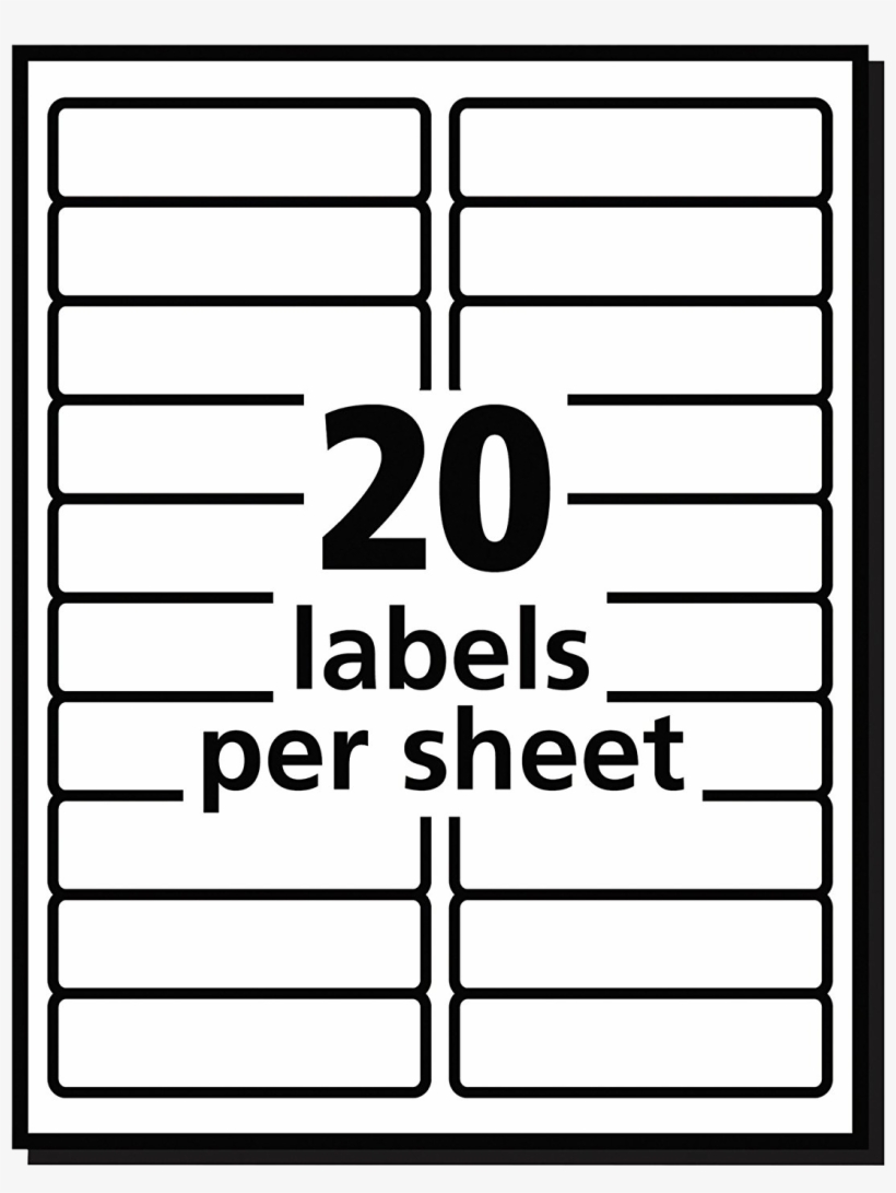 Barcode Label Printer - Avery Clear Easy Peel Mailing Labels, transparent png #3689288