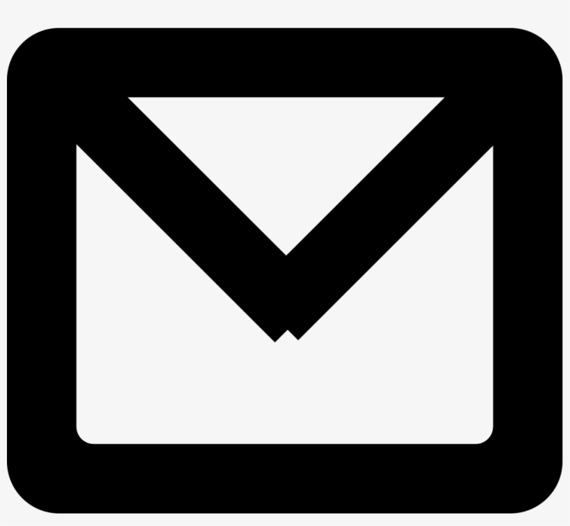 New Email Gross Envelope Outlined Symbol Comments - Email Logo Png, transparent png #3689501