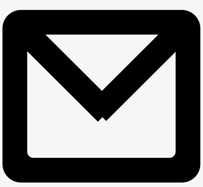 New Email Gross Envelope Outlined Symbol Comments - Email Logo Png, transparent png #3689501