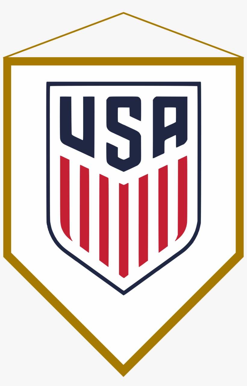 Logo Banderín Estados Unidos - Usa Soccer Team Logo Vector, transparent png #3690535