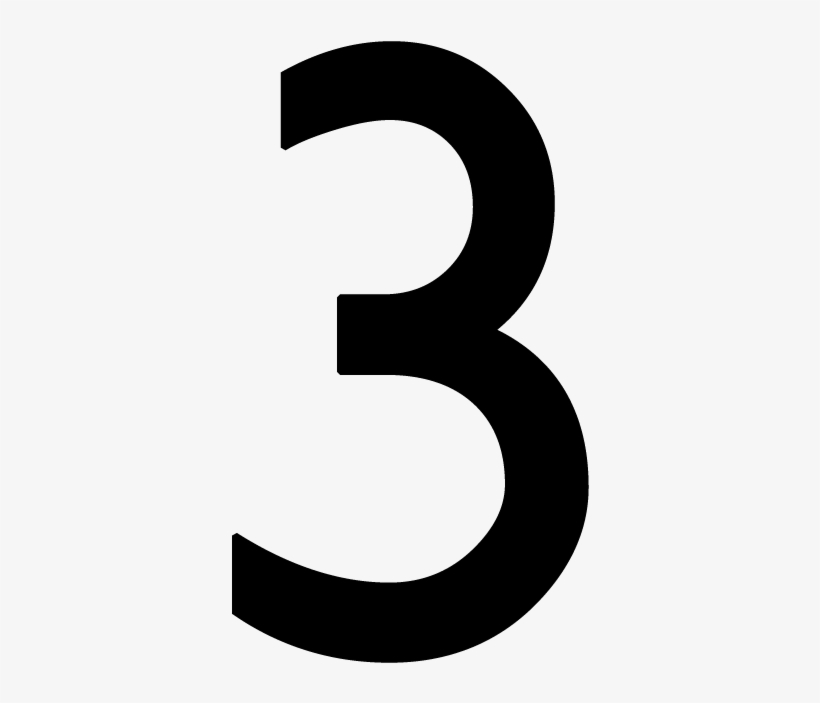 Number 3 Png - 3 En Png, transparent png #3690761