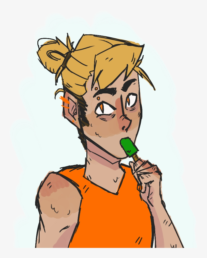 “ Obnoxiously Colored Dirk With An Obnoxiously Phallic - Reference, transparent png #3690794