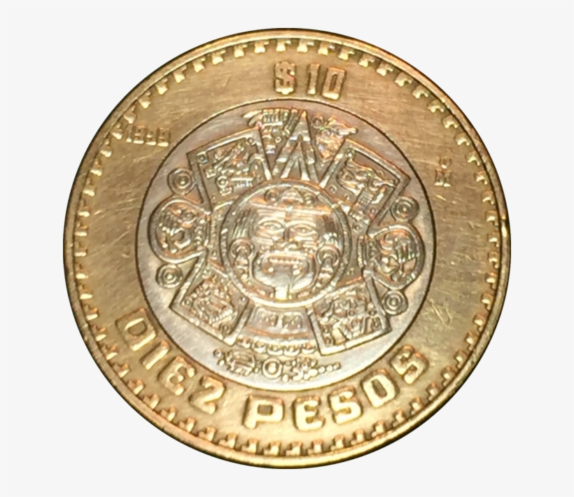 1999~mexico~10 Diez Nuevos Pesos~ Estados Unidos Mexicanos~a - 10 Pesos Png, transparent png #3691399