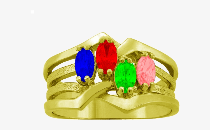 Enter Image Description Here - Personalized Oval Birthstone Interlocking Bands Ring, transparent png #3691402