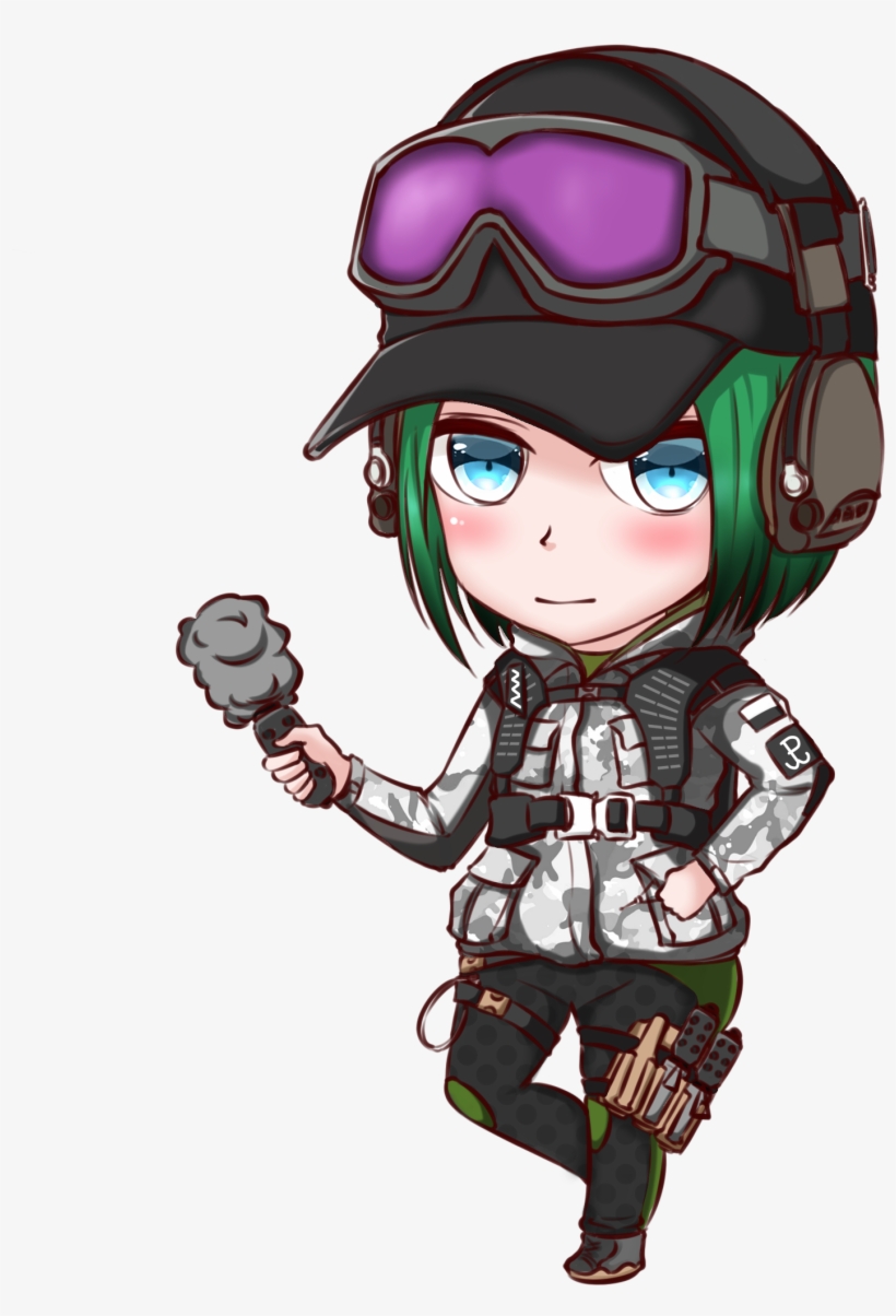 Ela By Jizi Art Drawings, Drawings, Art Illustrations - Rainbow Six Siege Ela Chibi, transparent png #3691935