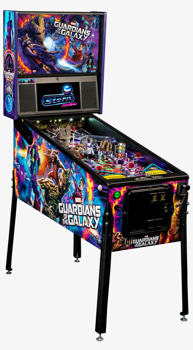 Pinball Machine Sales & Repairs - Guardians Of The Galaxy Pinball, transparent png #3692004