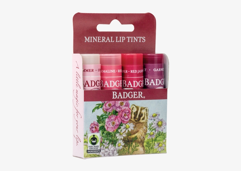 Mineral Lip Tint 4-pack - Fair Trade, transparent png #3692216