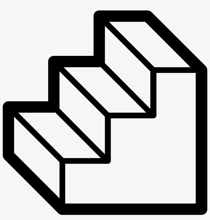 Pd On Your Plan - Cutline Craft Stairs Up Down Step Steps Style 3451, transparent png #3692822